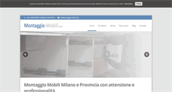 Desktop Screenshot of montaggio-mobili.net